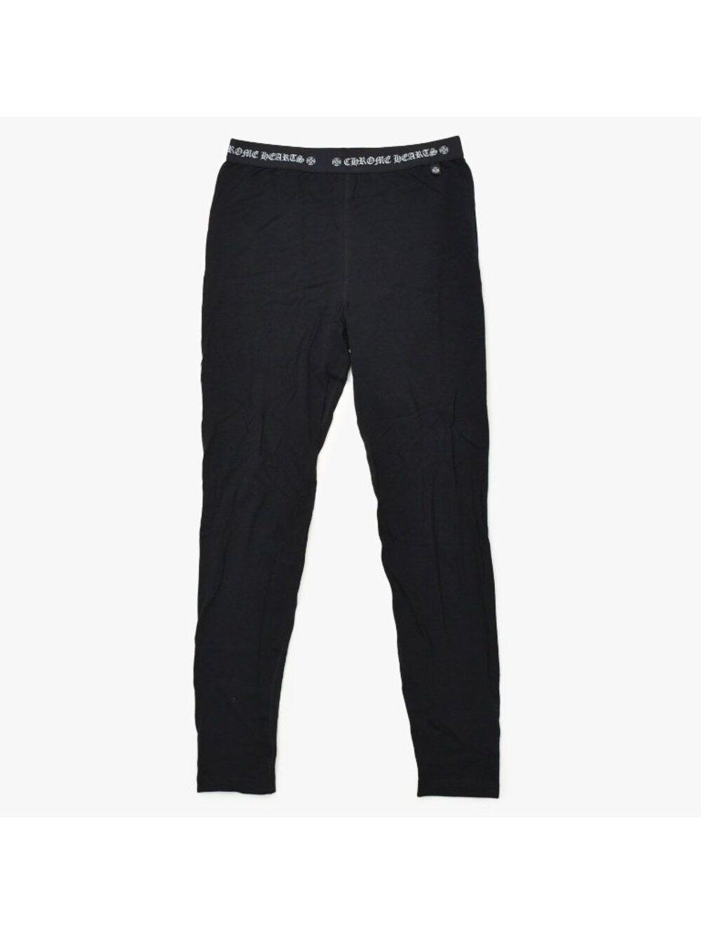 Chrome Hearts Leggings Logo Embroidery Black M